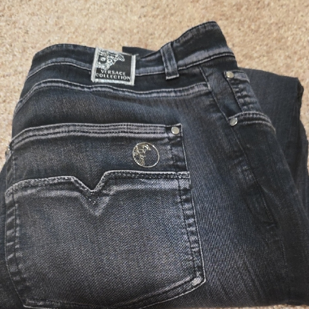Versace Collection Dark Gray Men's Jeans